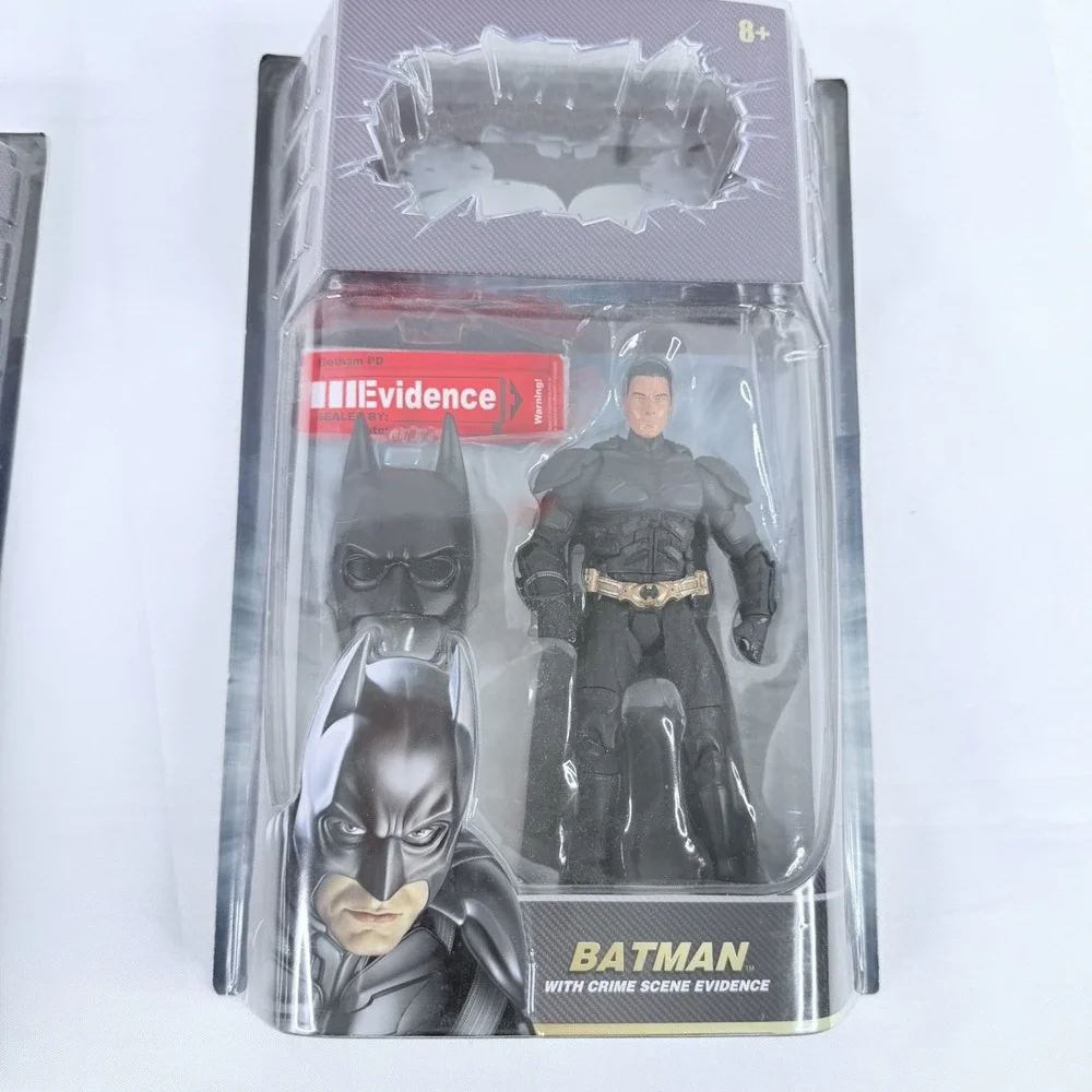 Dark Knight Batman Unmasked with Crime Scene Evidence Action Figure Mattel DC